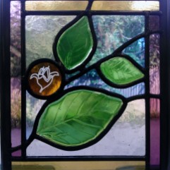 'Beech Tree' - Bespoke Stained Glass Window Panels