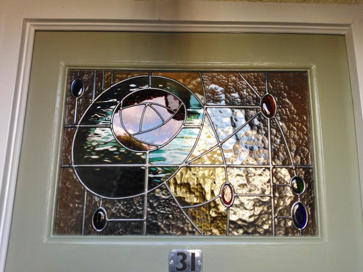 Transparent Glass Studio - Stained Glass Door Panels Arts & Crafts (8)
